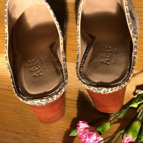 Rojas Mule in Napa Leopard by ABEL size 9 - Picture 10 of 16